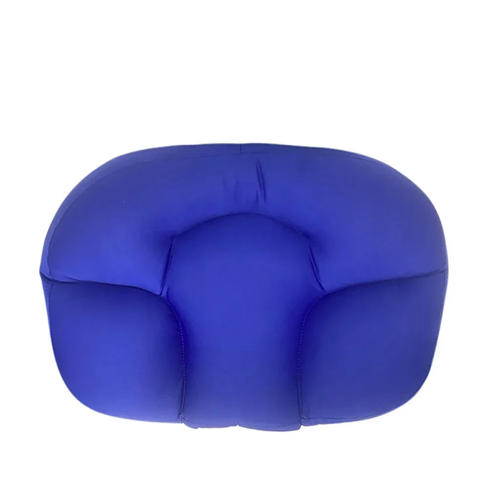 Oreiller ergonomique en mousse viscoélastique bleu