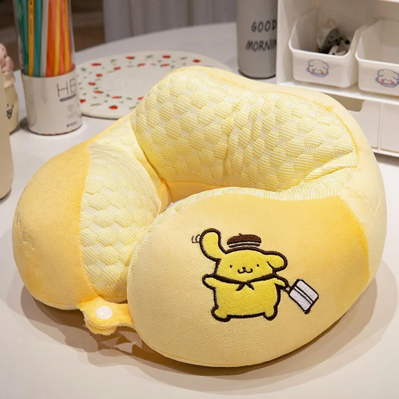 Oreiller ergonomique japonais jaune