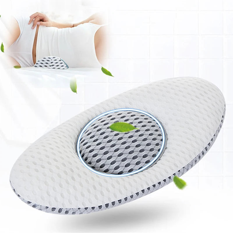 Oreiller ergonomique mal de dos gris