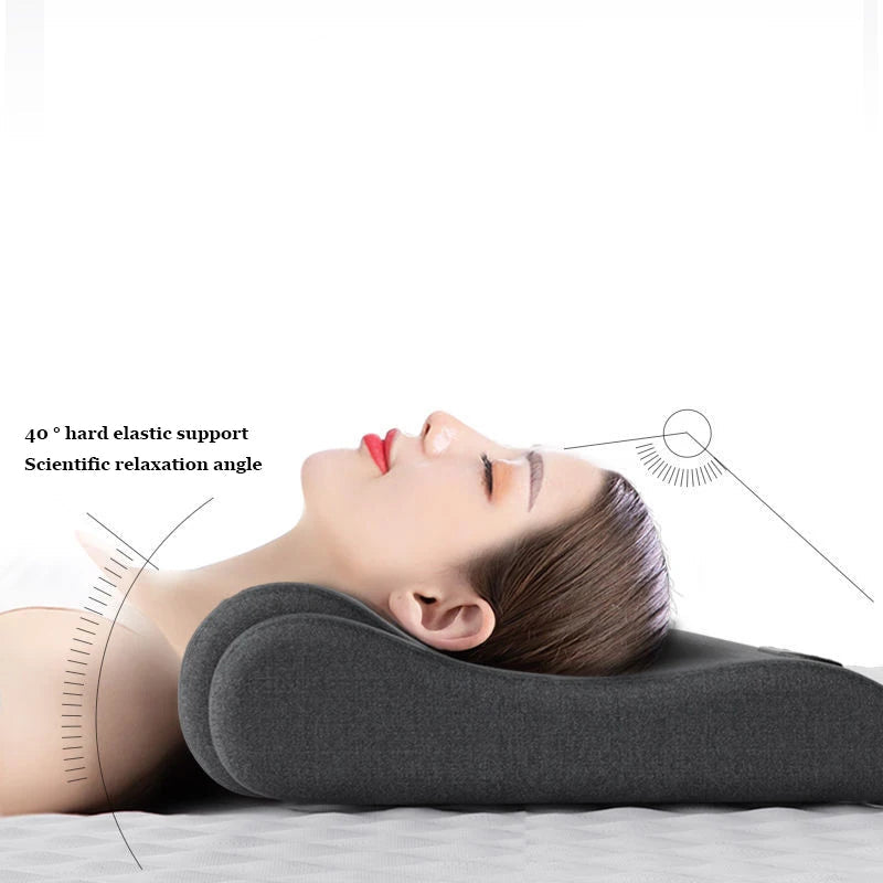 Oreiller ergonomique migraine gris