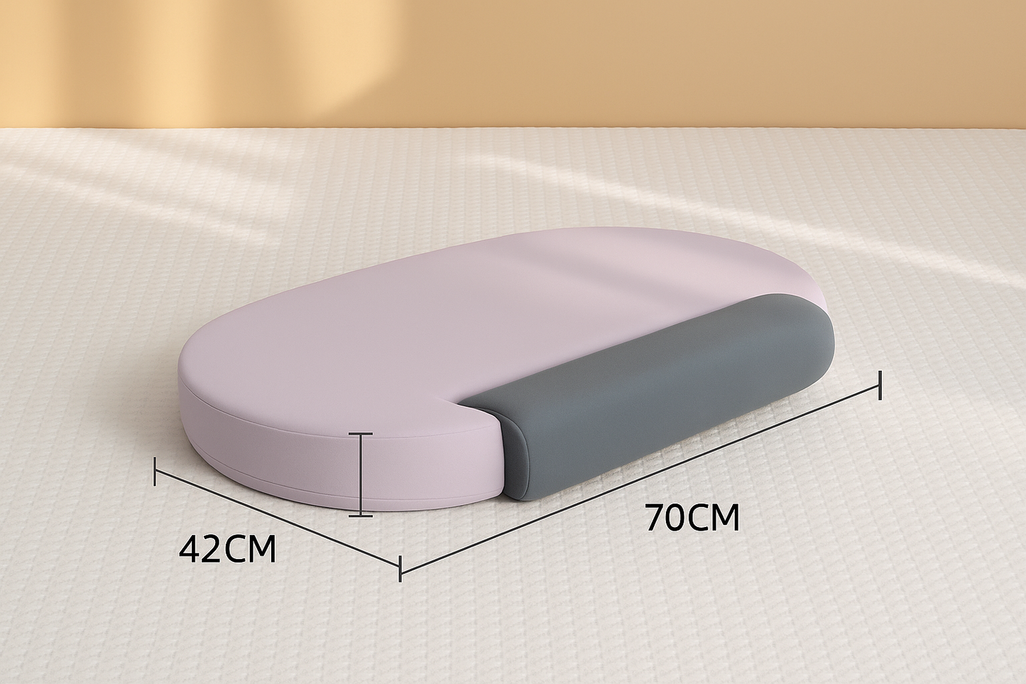 Oreiller ergonomique moelleux mesures