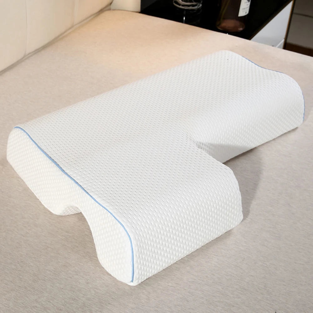 Oreiller memoire de forme ergonomique droite