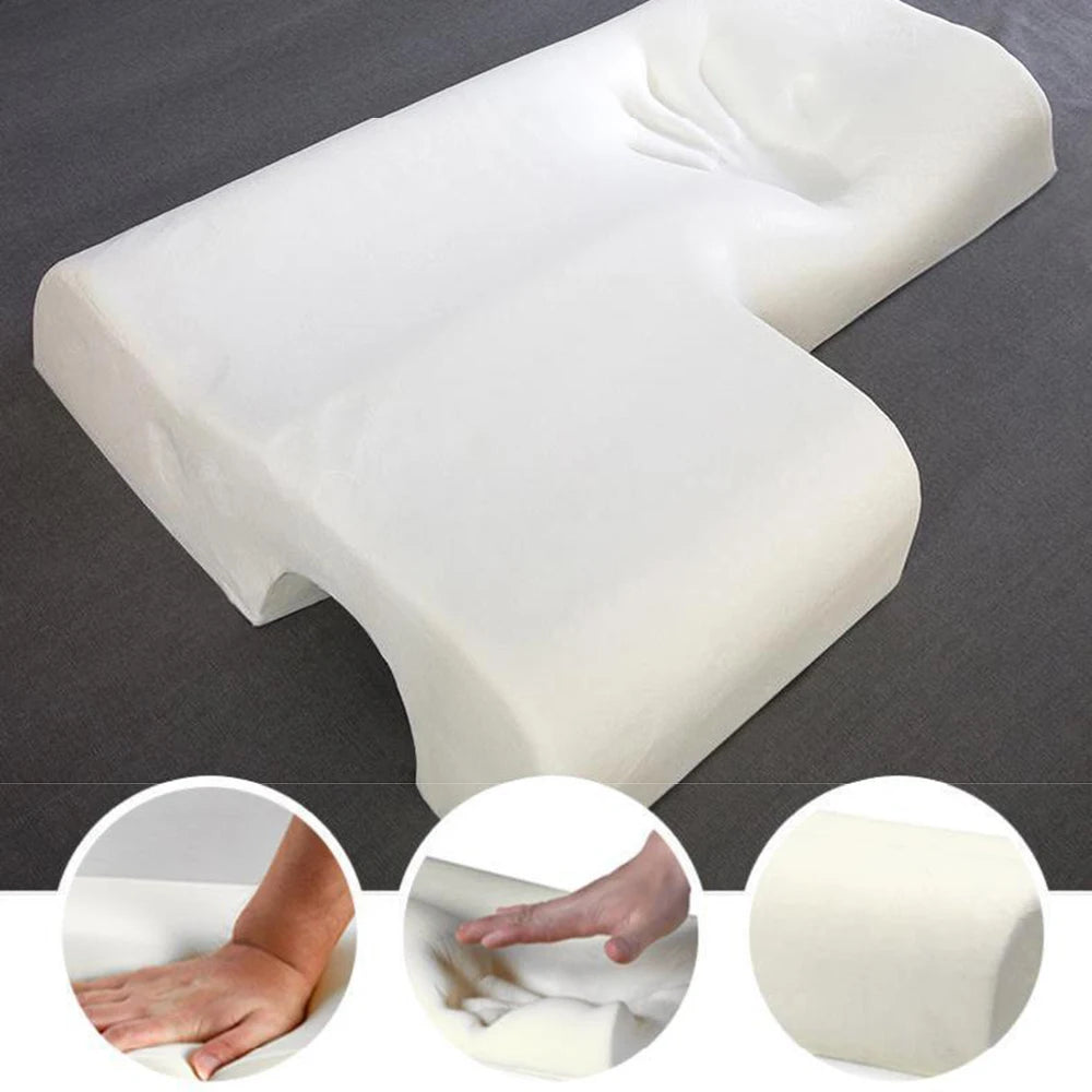 Oreiller memoire de forme ergonomique gauche
