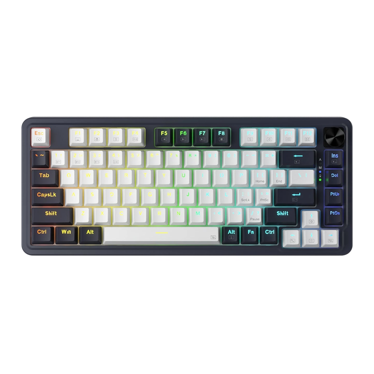 Pack clavier souris ergonomique blanc