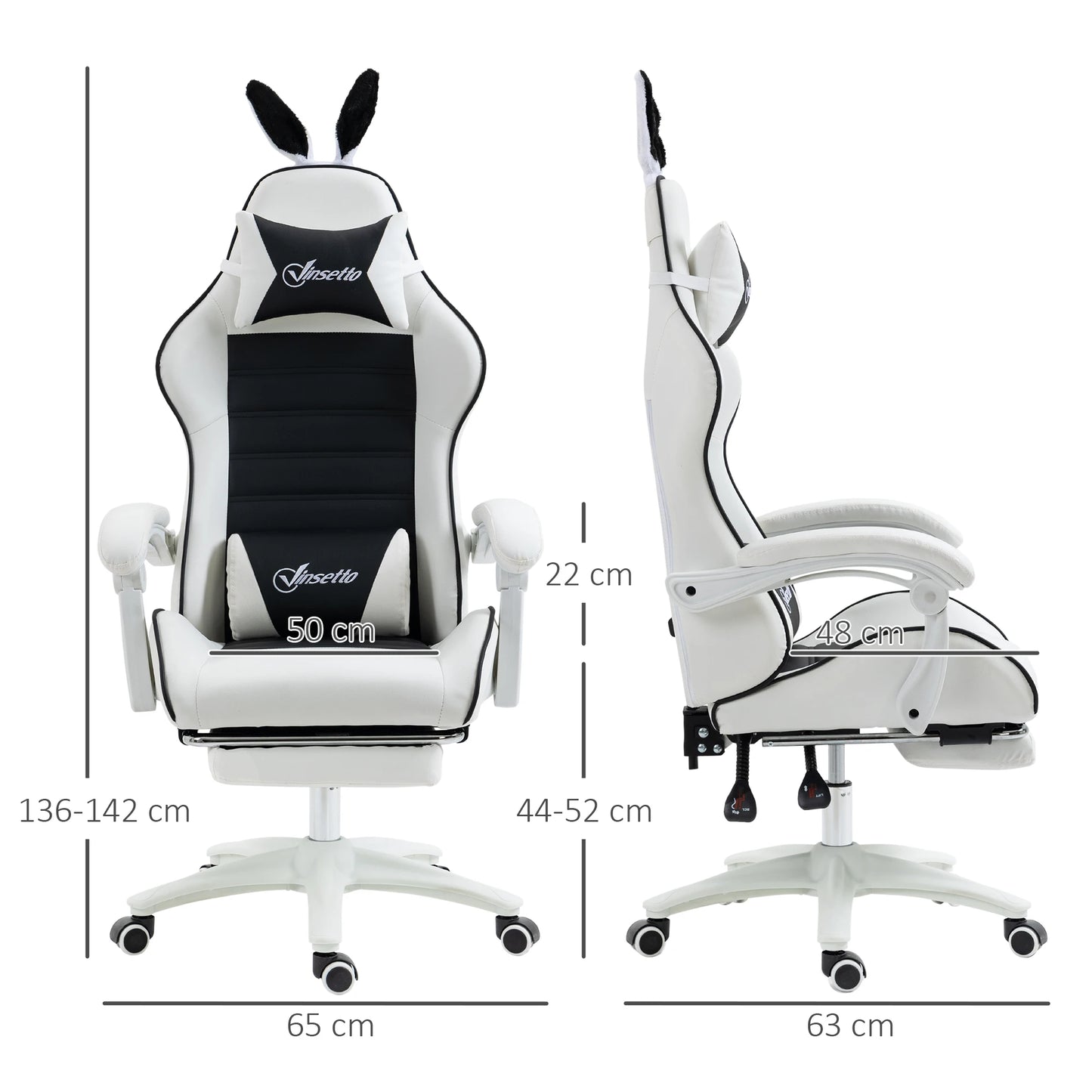 Chaise de gamer ergonomique