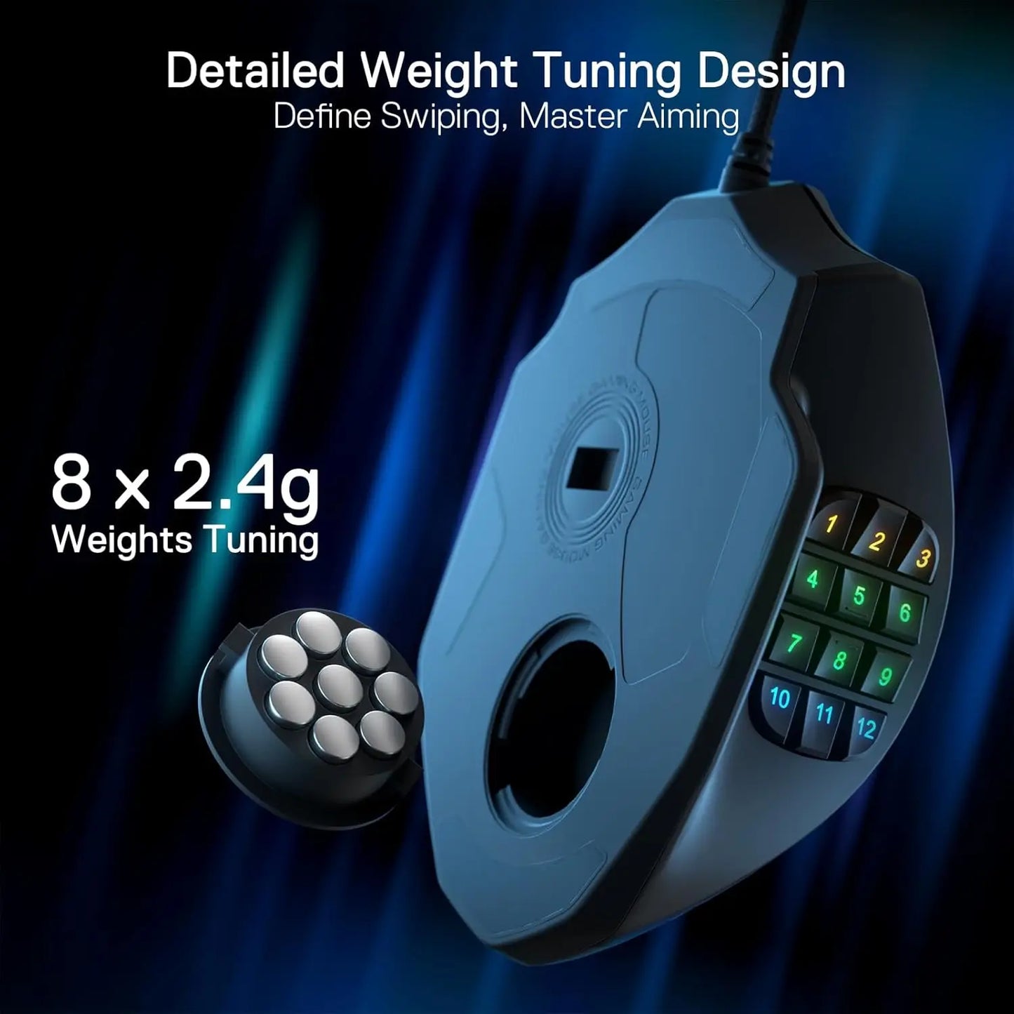 Souris ergonomique gaming