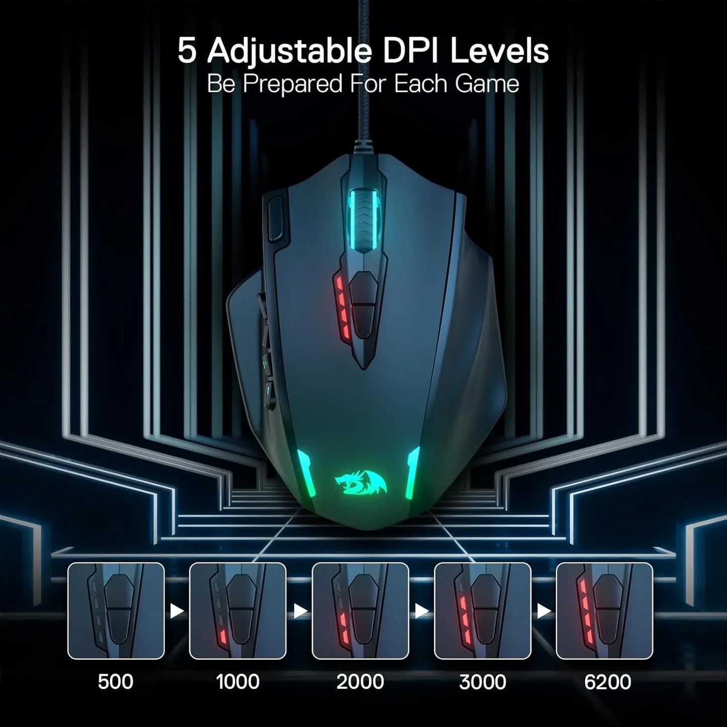 Souris ergonomique gaming