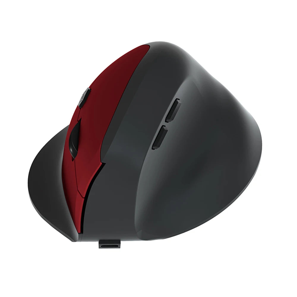 Souris bureau ergonomique rouge