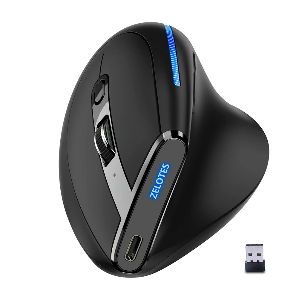 Souris bureautique ergonomique noir