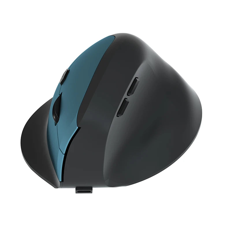 Souris d ordinateur ergonomique bleu