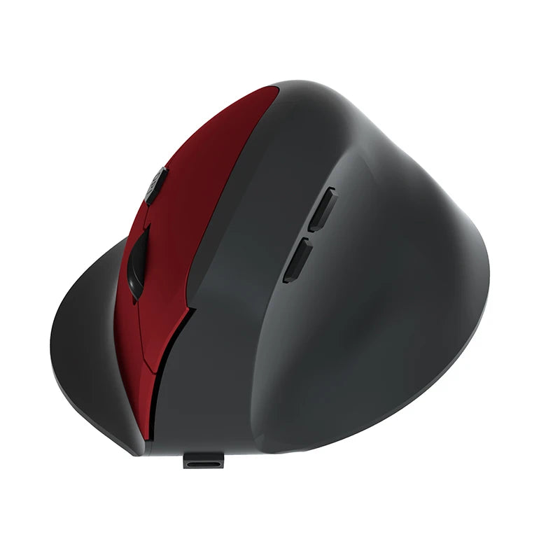 Souris d ordinateur ergonomique rouge