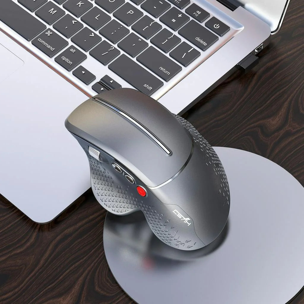 Souris ergonomique arthrose pouce gris