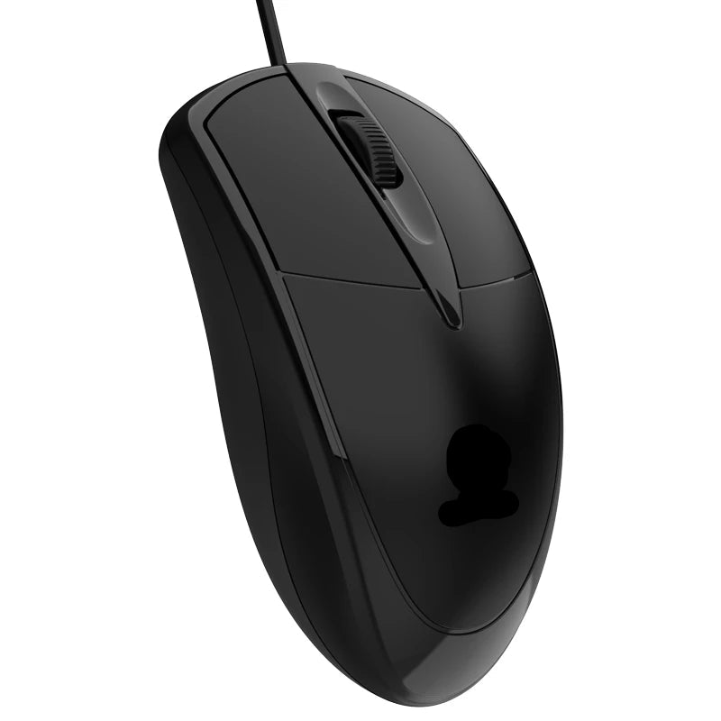 Souris ergonomique avec fil blanc