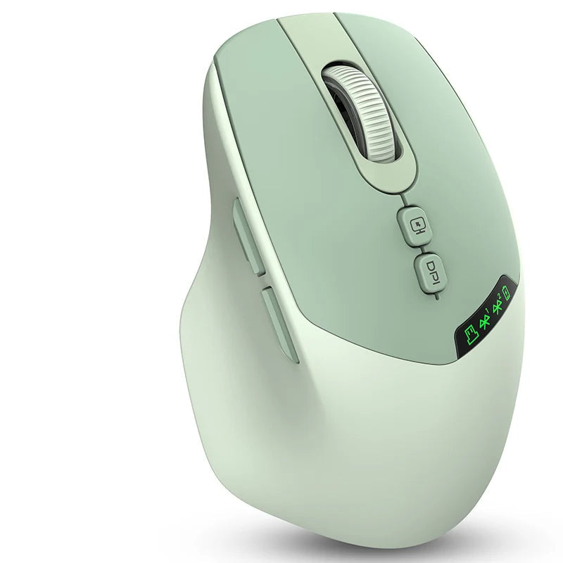 Souris ergonomique bureau vert