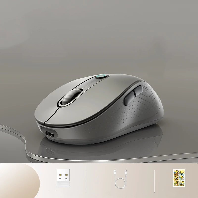 Souris ergonomique droite gris