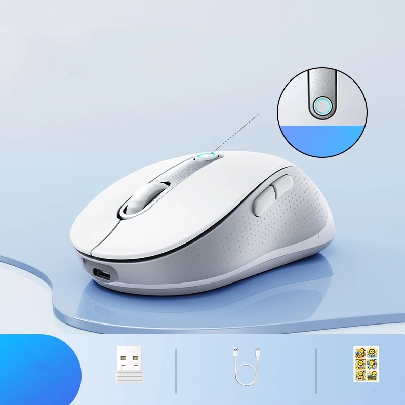Souris ergonomique droite blanc