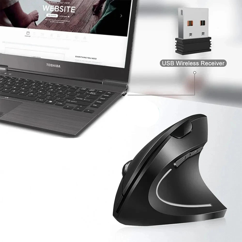 Souris ergonomique horizontale noir