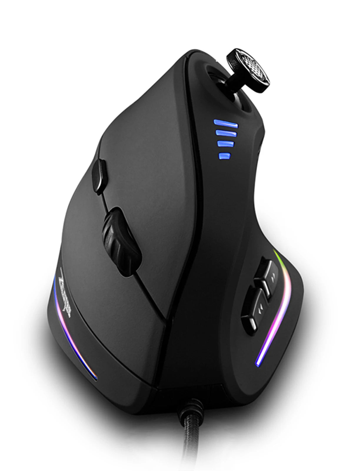 Souris ergonomique joystick blanc