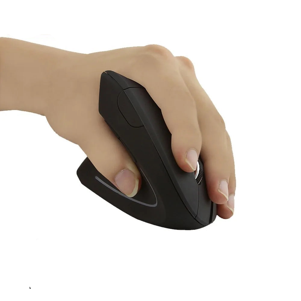 Souris ergonomique sans fil gaucher noir