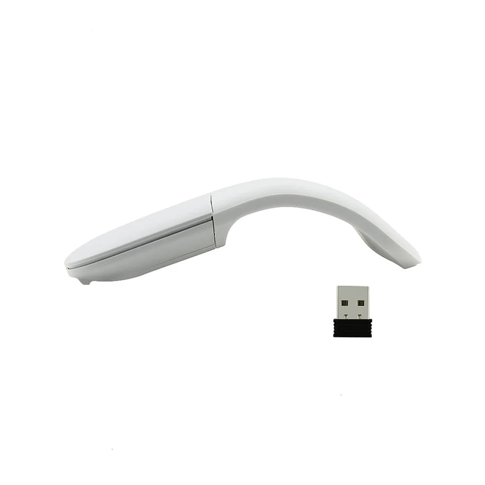 Souris ergonomique silencieuse blanc