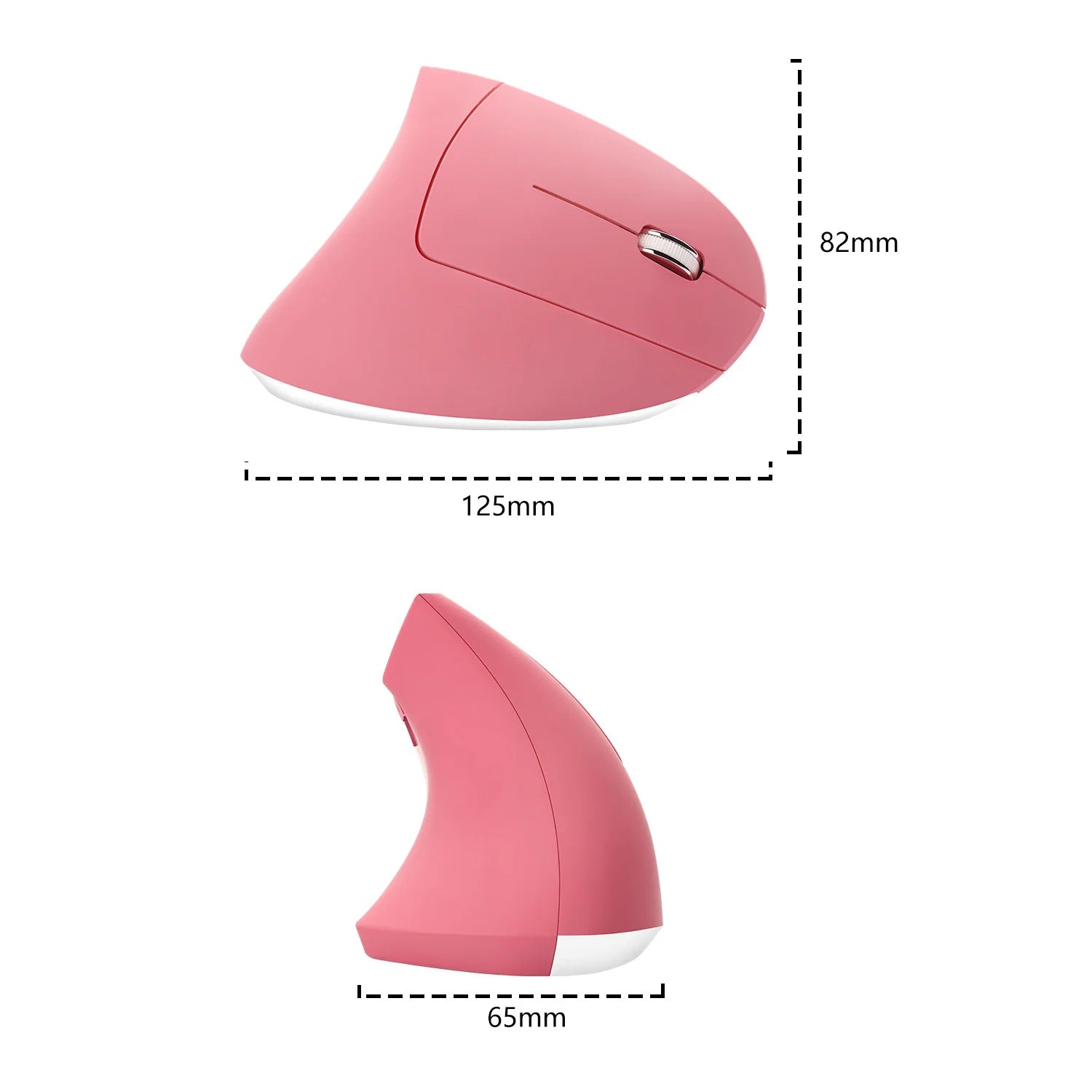 Souris ergonomique verticale droitier blanc