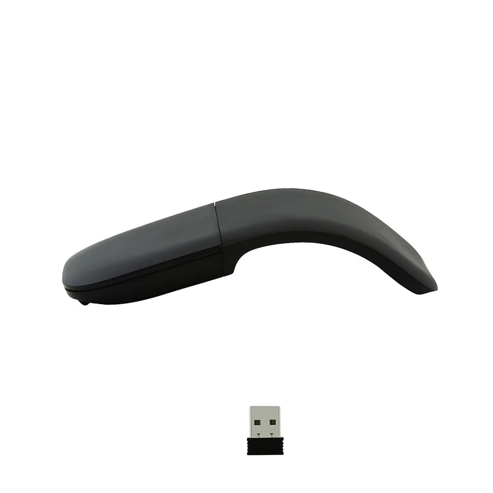 Souris plate ergonomique noir