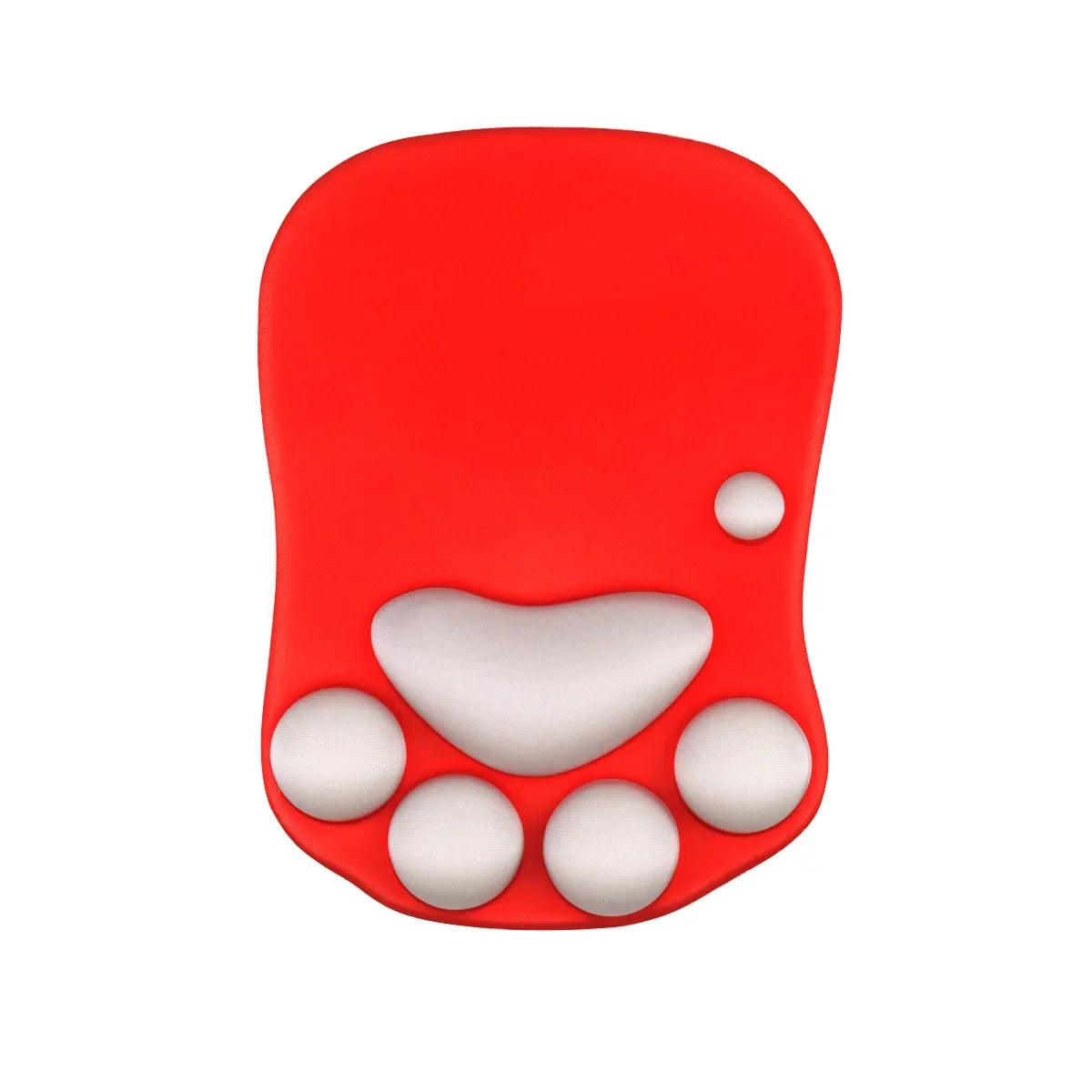 Tapis de souris ergonomique en gel rouge