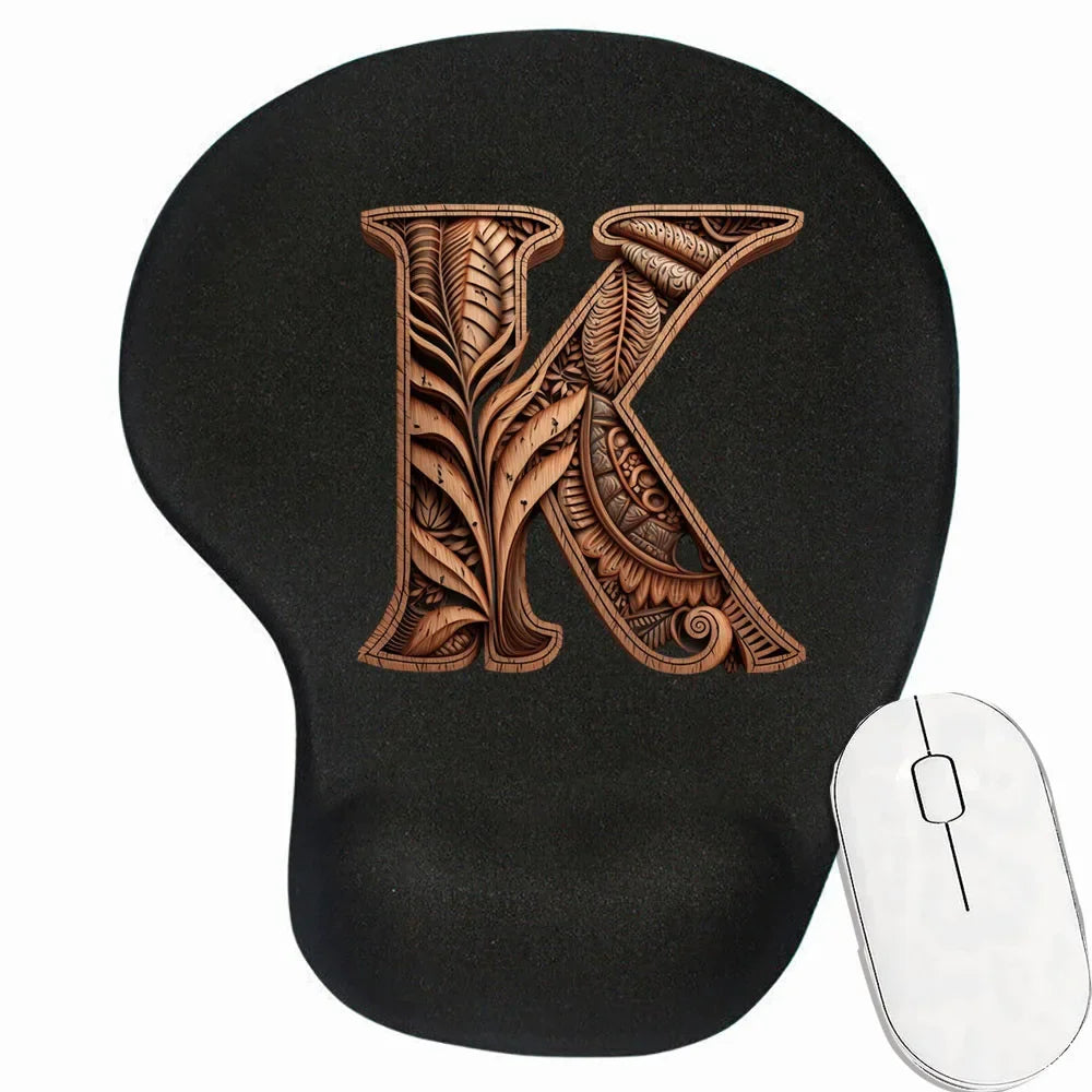 Tapis de souris personnalisé ergonomique motif K