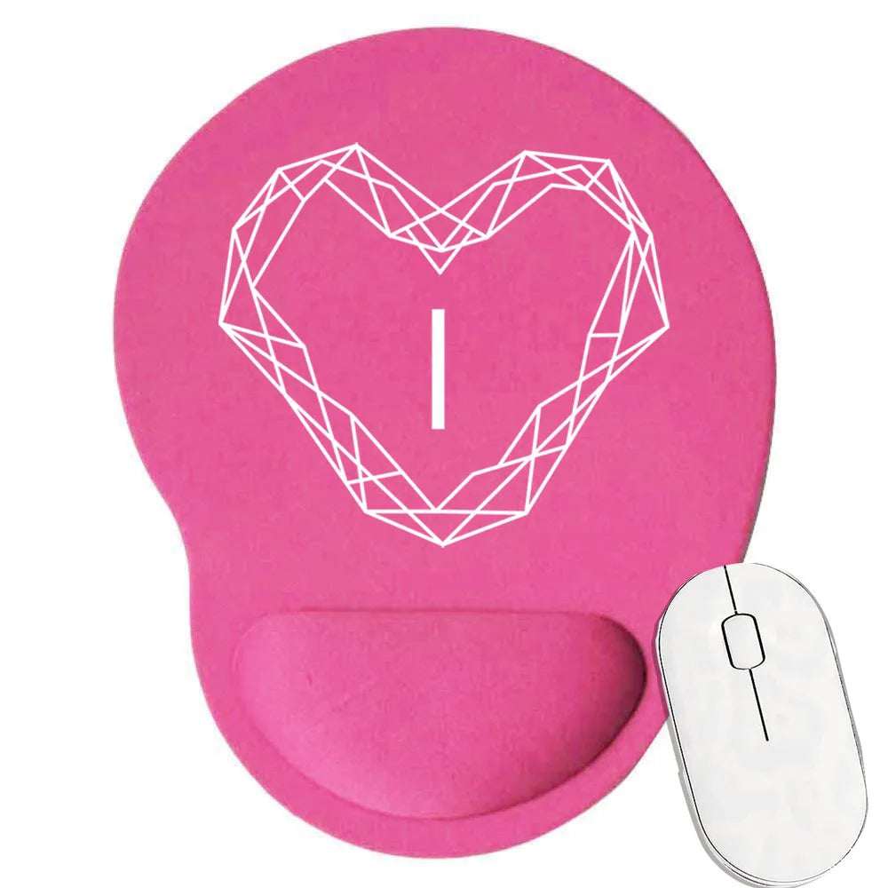 Tapis souris ergonomique personnalisable lettre i