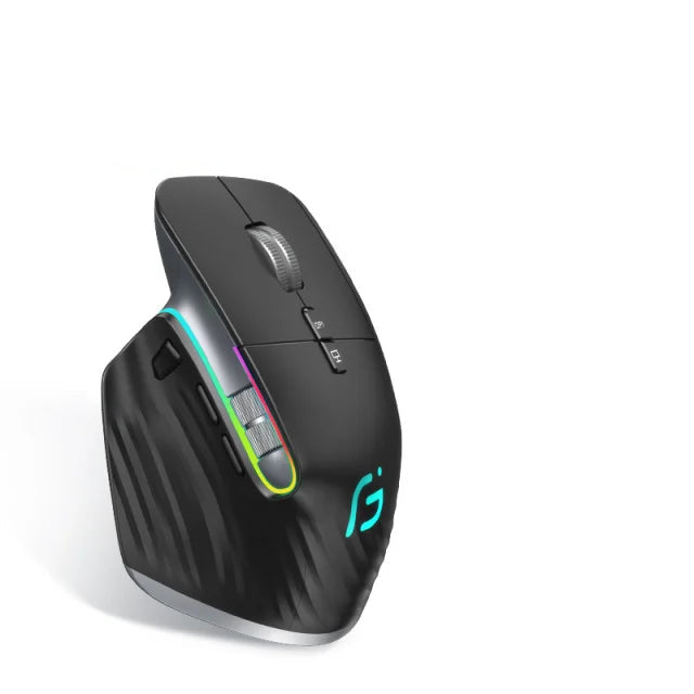 Une souris ergonomique noir