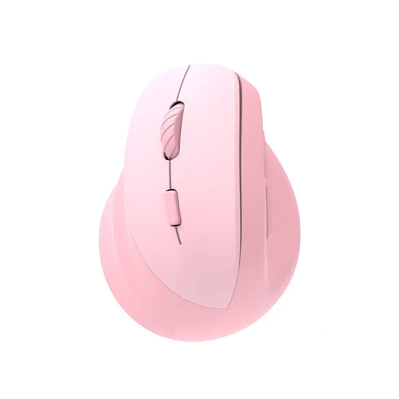 souris ergonomique pour gaucher rose