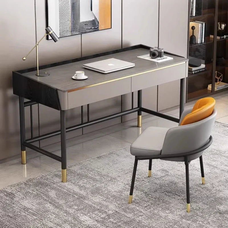 Bureau ergonomie gris