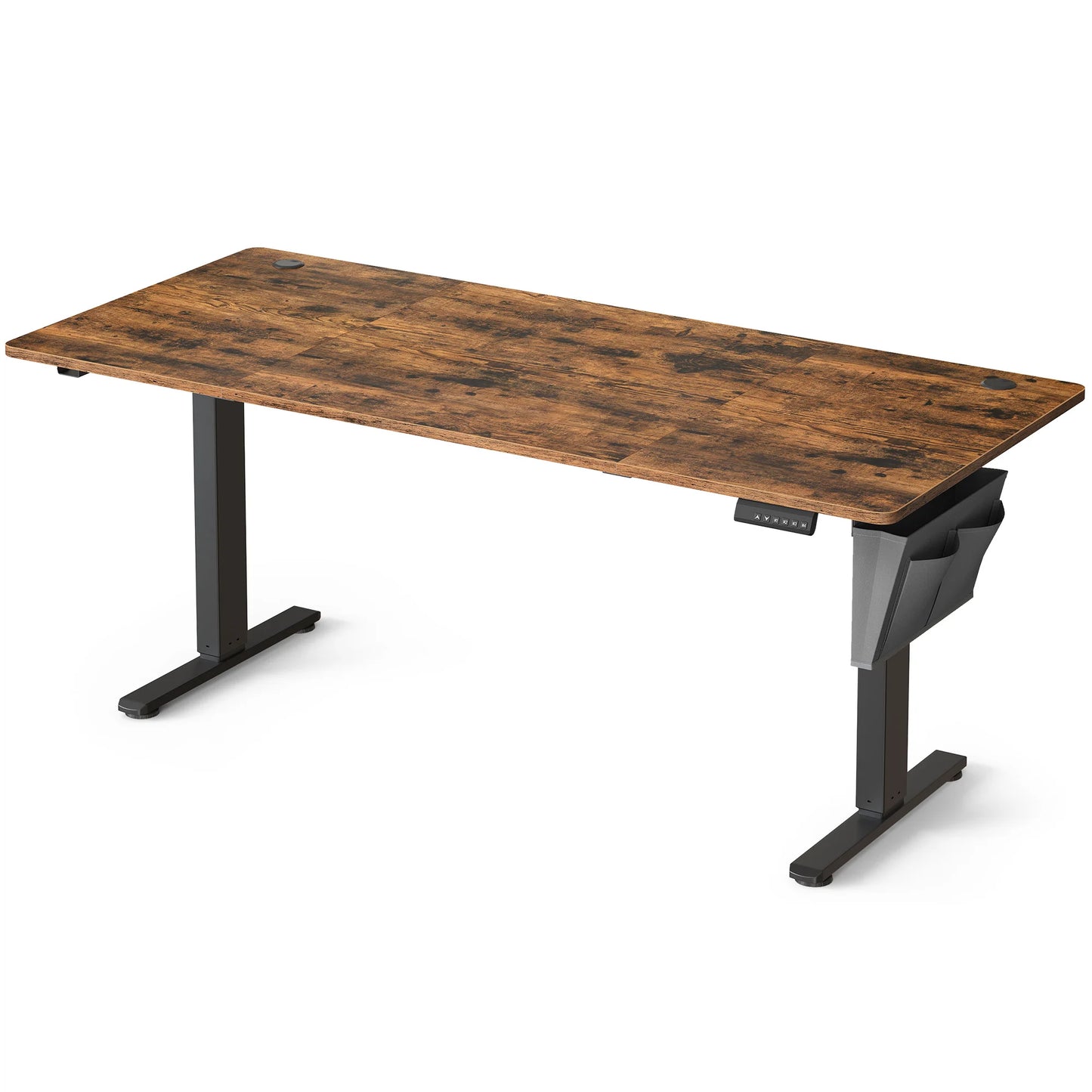 Bureau ergonomie travail marron