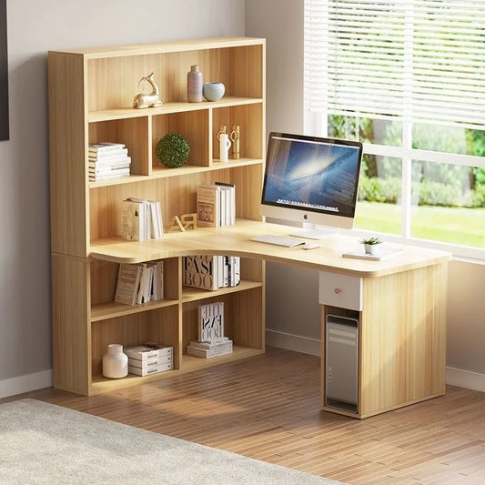 Bureau pc ergonomique bois