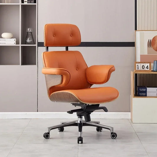 Chaise-ergonomic-orange