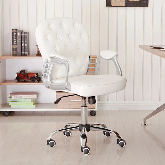 Chaise-ergonomique-blanche