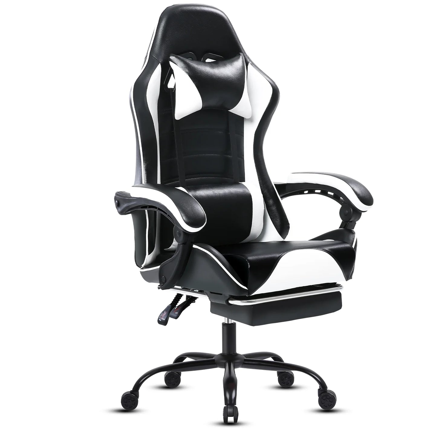 Chaise de bureau gamer ergonomique noir