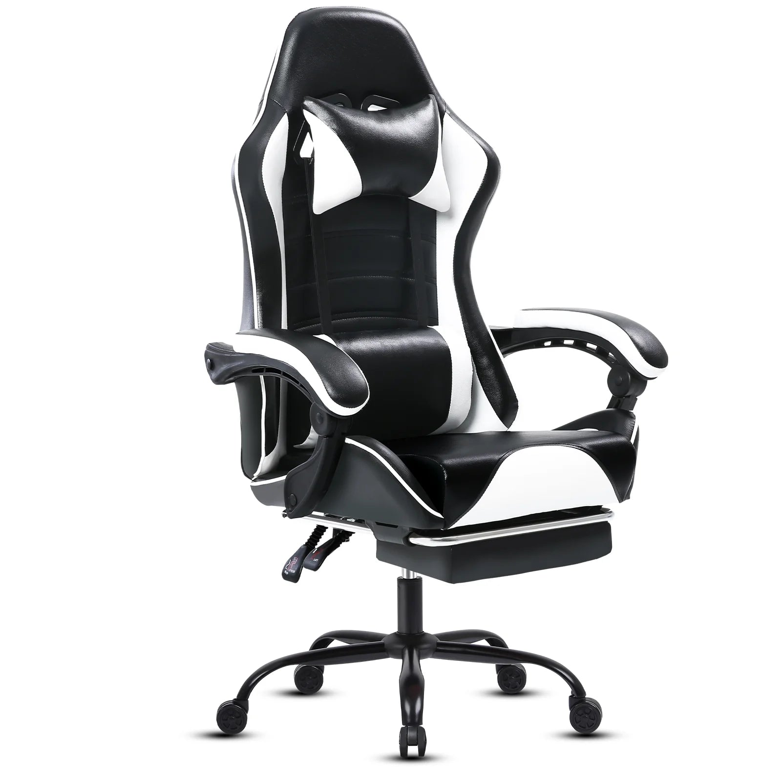 Chaise de bureau gamer ergonomique noir