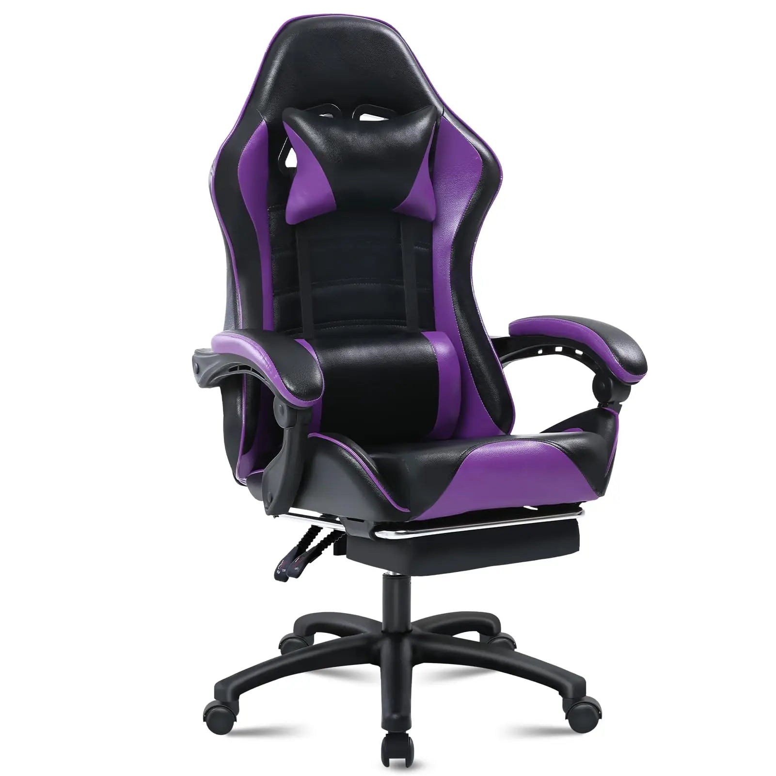 Chaise de bureau gamer ergonomique violet