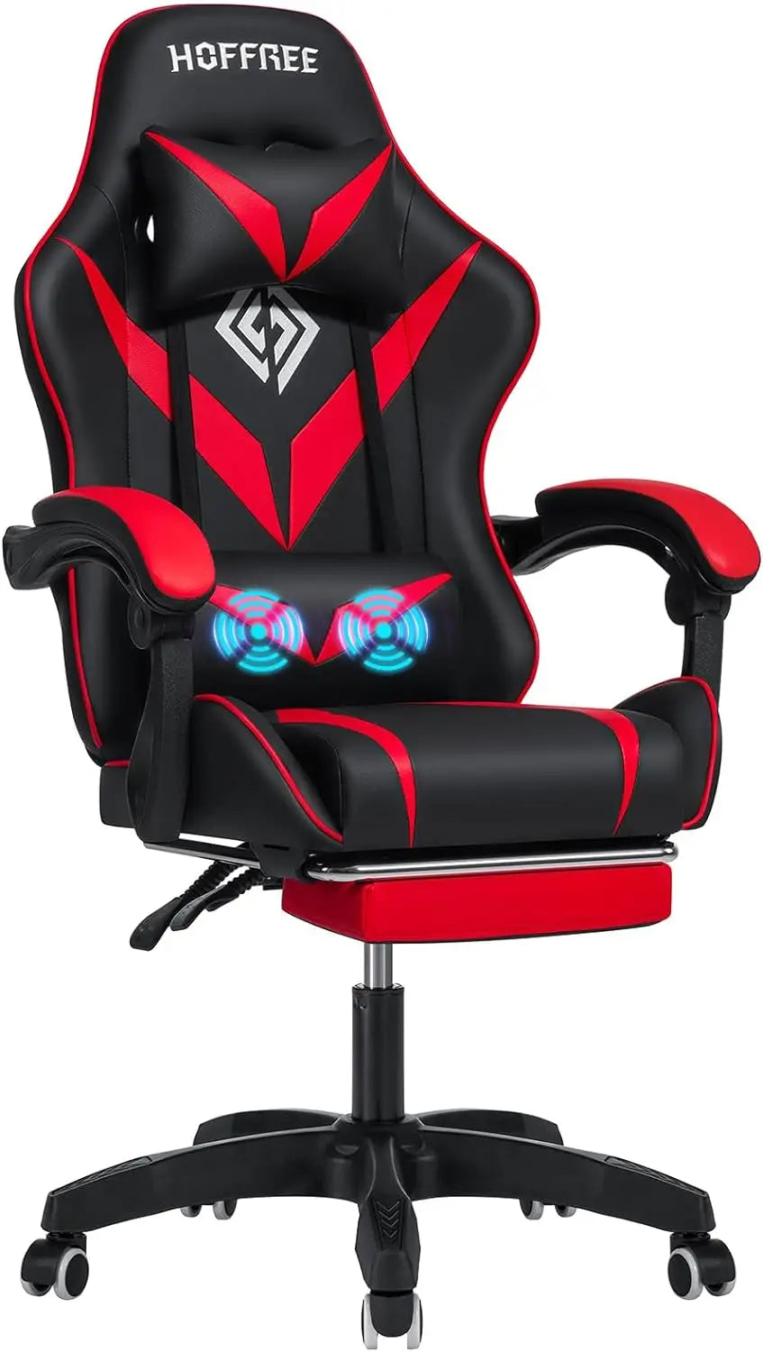 Chaise_ergonomique_gamer_rouge