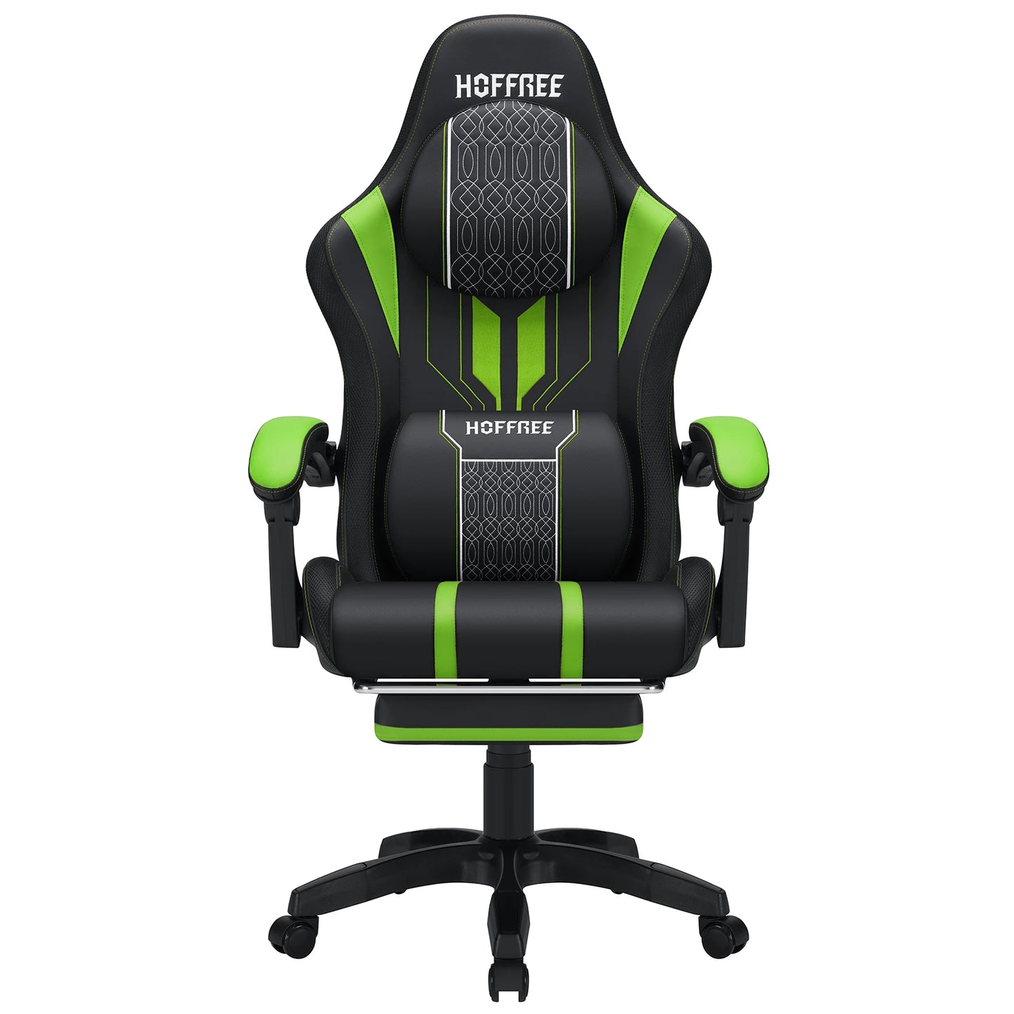Chaise_gamer_ergonomique_vert