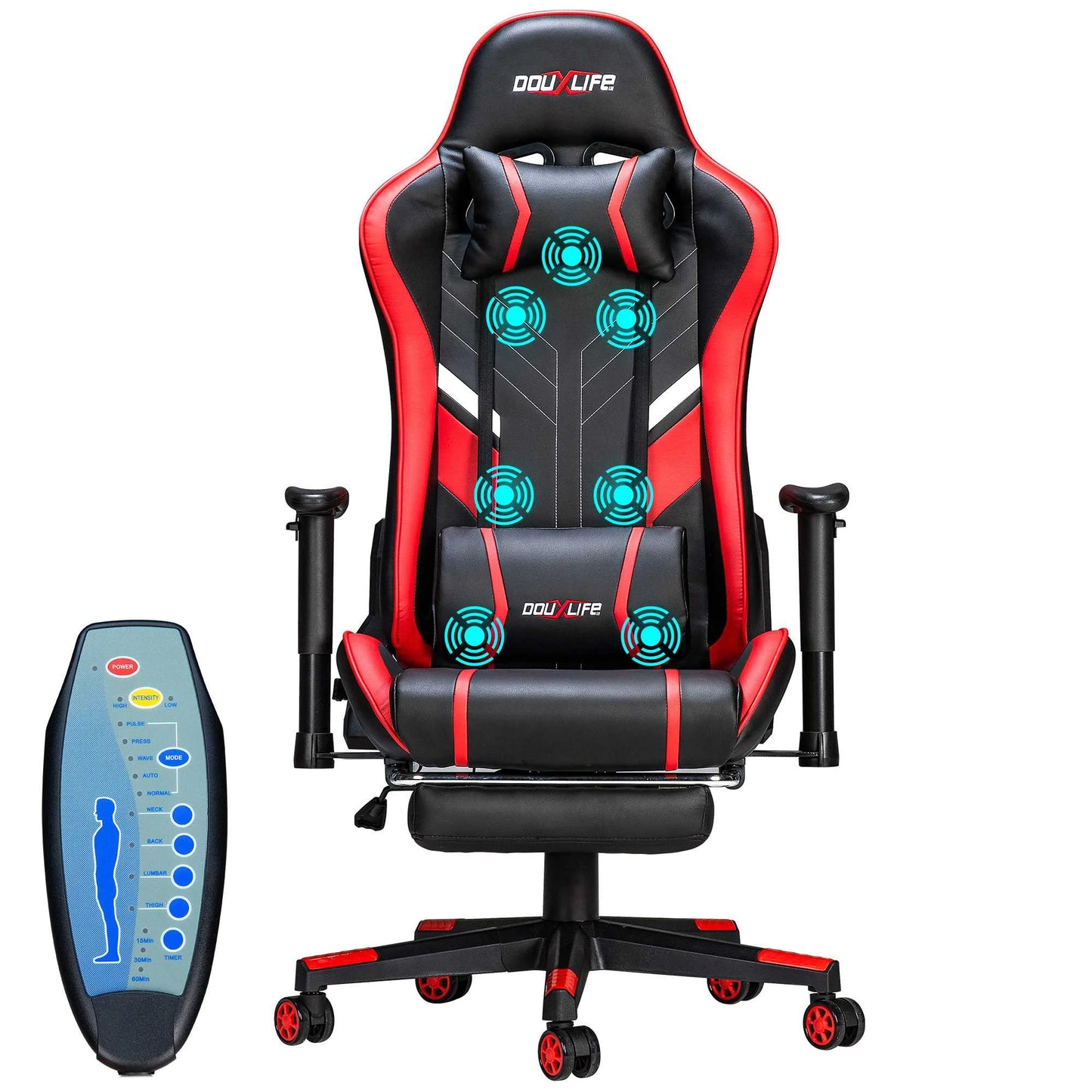 Chaise_gaming_ergonomique_rouge