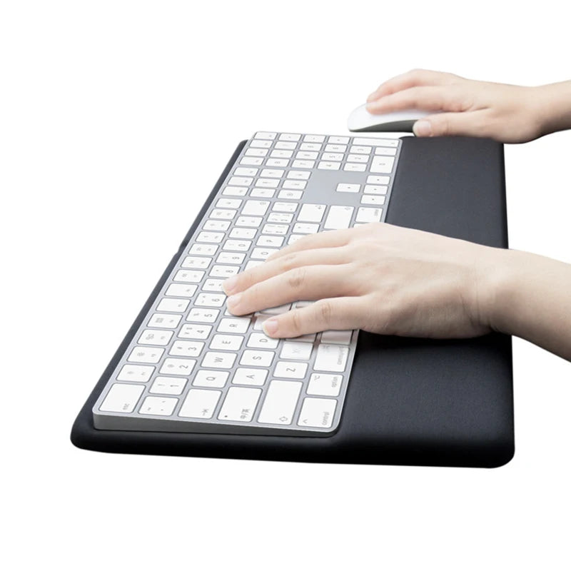 Clavier ergonomique avec repose poignet noir