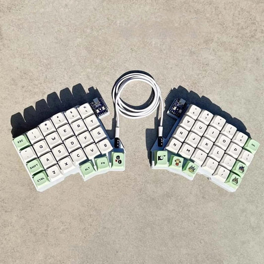 Clavier ergonomique en 2 parties