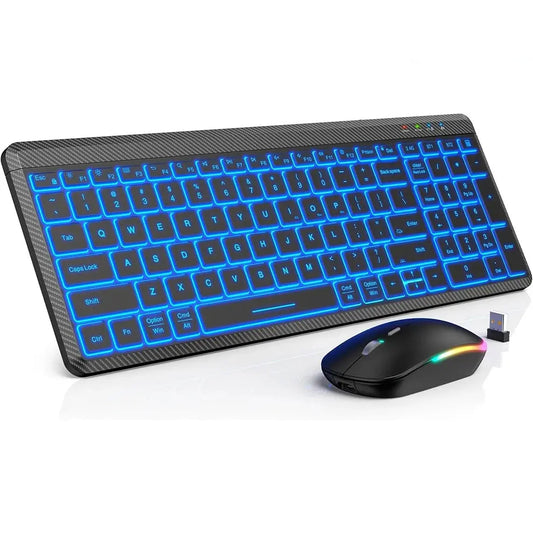 Clavier ergonomique rétroéclairé noir