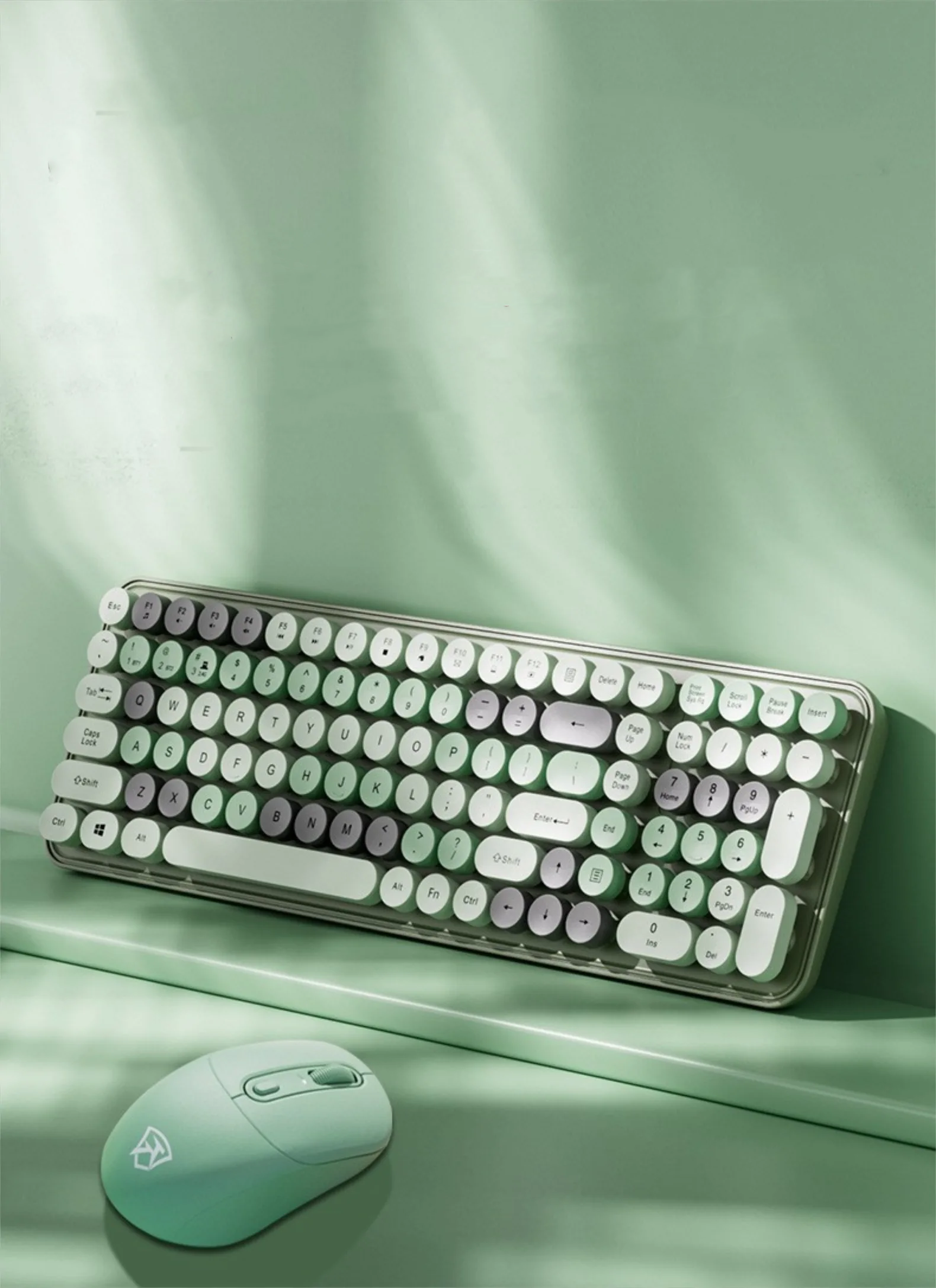Clavier et souris sans fil ergonomique présentation