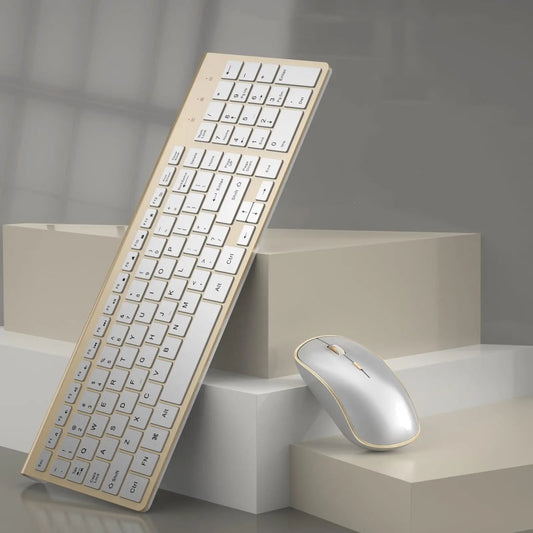 Clavier ordinateur ergonomique blanc