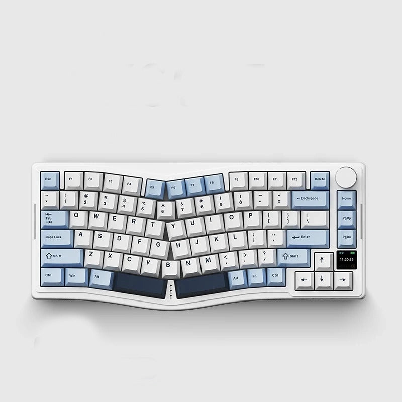 Clavier_sans_fil_ergonomique_bleu