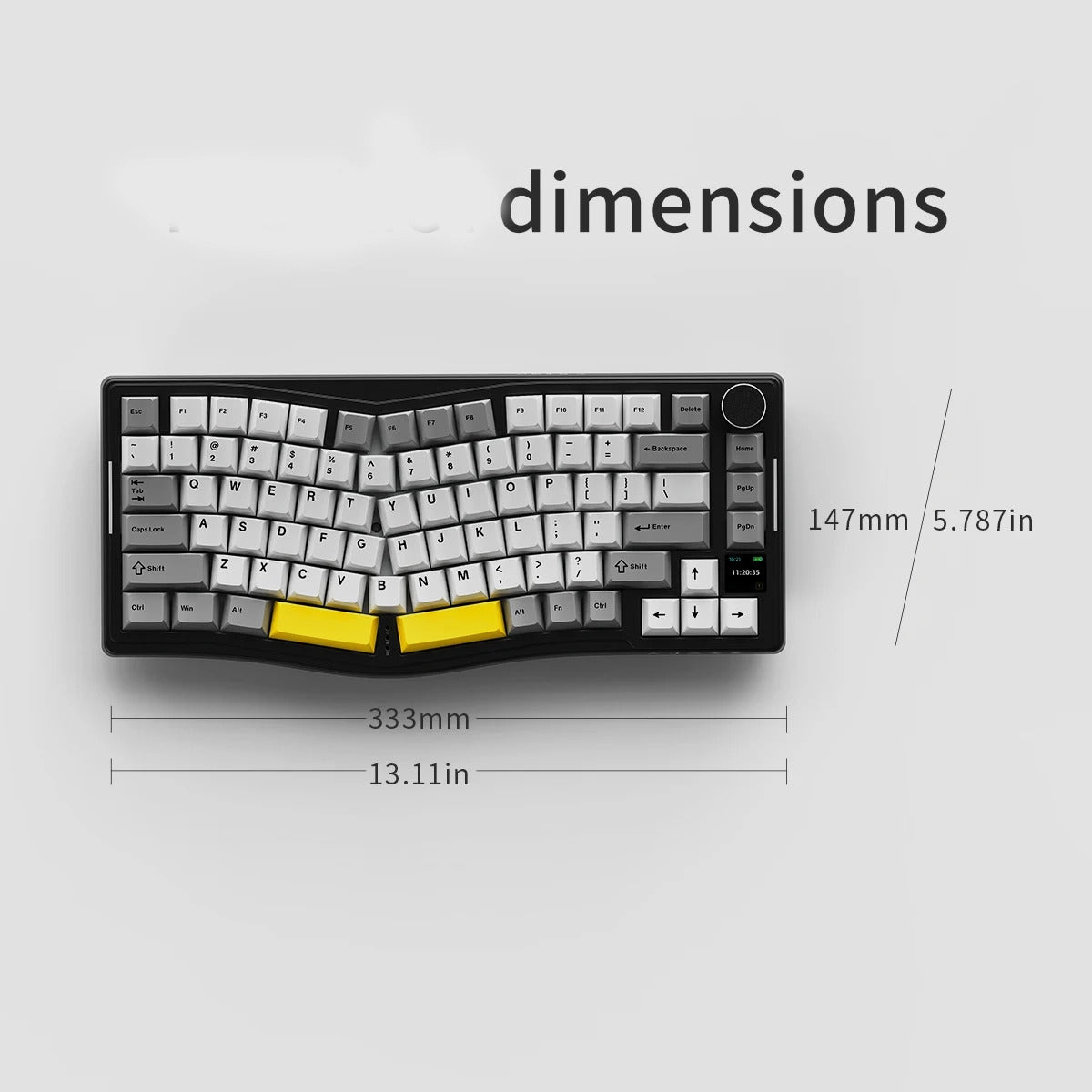 Clavier_sans_fil_ergonomique_mesures