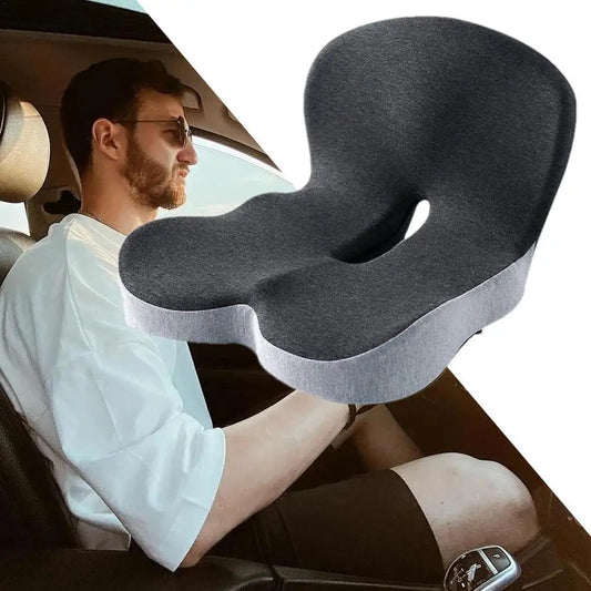 Coussin assise ergonomique bureau noir